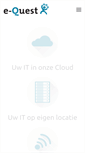 Mobile Screenshot of e-quest.nl